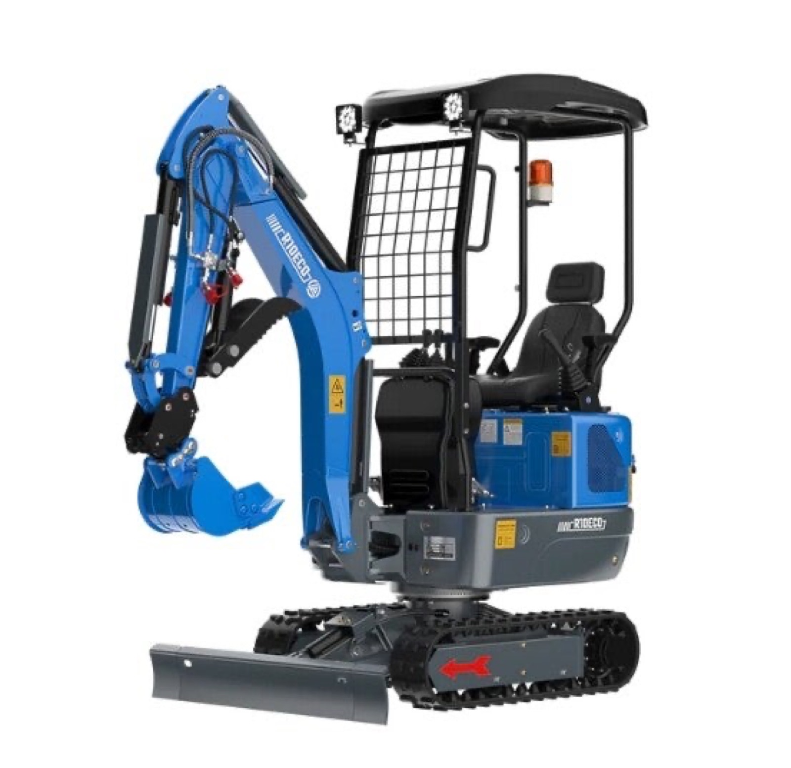 RIPPA R10 PRO Minibagger mit Kubota-Motor & Verstellfahrwerk
