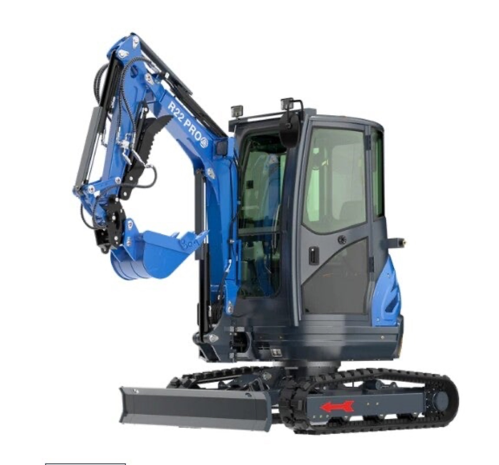 RIPPA R22 PRO Minibagger 2,5 t – Ansicht 2