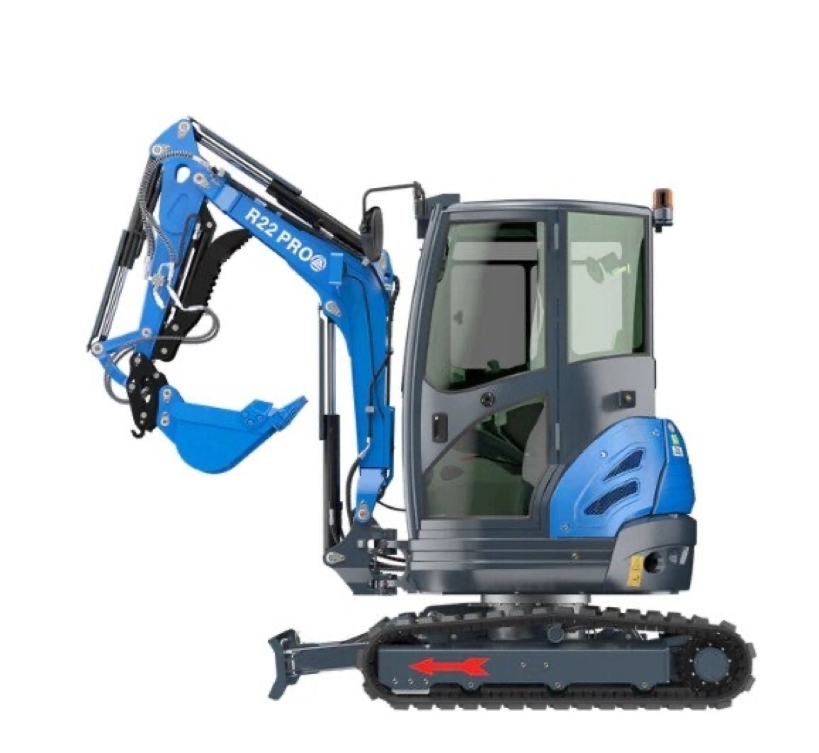 RIPPA R22 PRO Minibagger 2,5 t – Ansicht 3